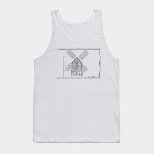 Windmill Drawing Tank Top